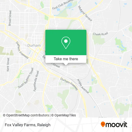 Fox Valley Farms map