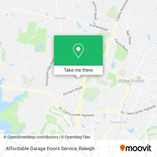 Mapa de Affordable Garage Doors Service