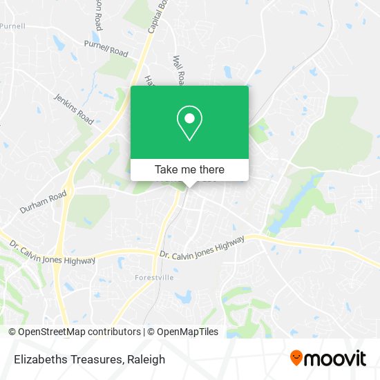 Elizabeths Treasures map