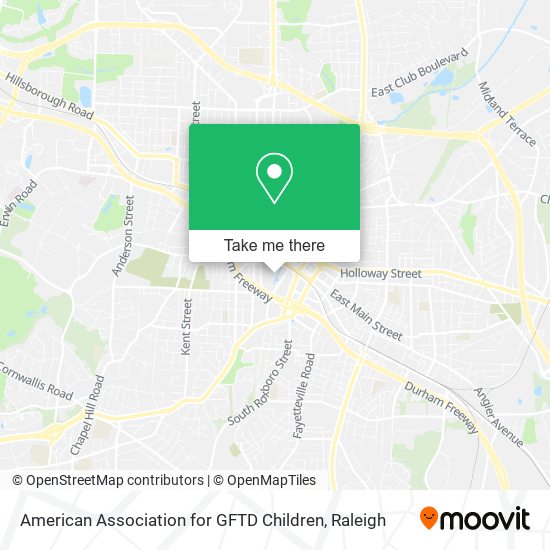 Mapa de American Association for GFTD Children