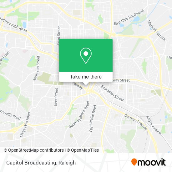 Capitol Broadcasting map