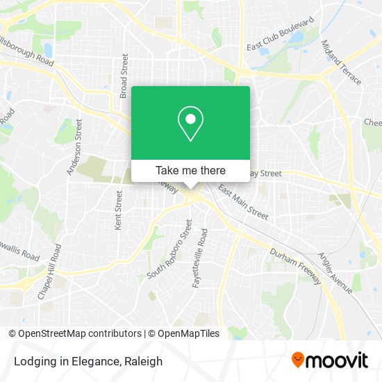 Lodging in Elegance map