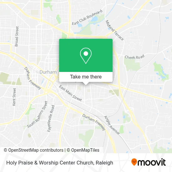 Holy Praise & Worship Center Church map