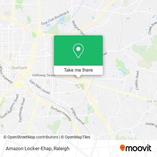 Mapa de Amazon Locker-Ehap
