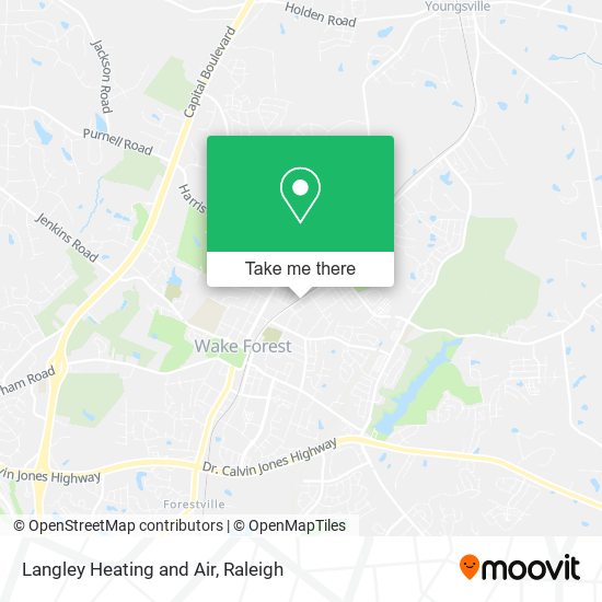 Langley Heating and Air map