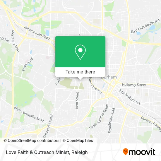 Love Faith & Outreach Minist map