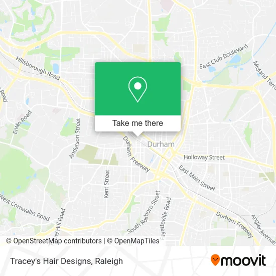 Tracey's Hair Designs map