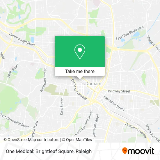 One Medical: Brightleaf Square map