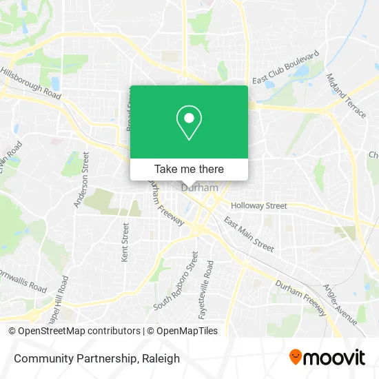 Community Partnership map