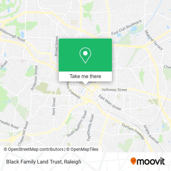 Mapa de Black Family Land Trust