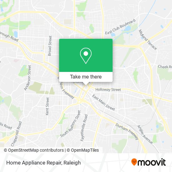 Mapa de Home Appliance Repair