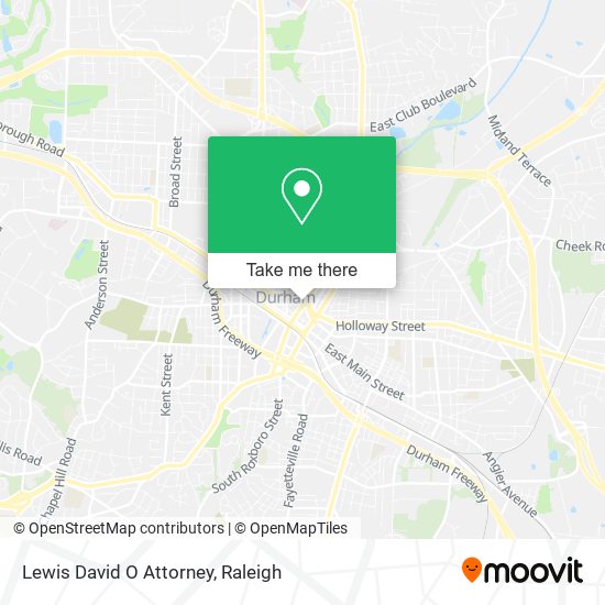 Mapa de Lewis David O Attorney