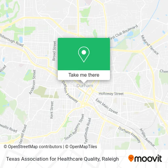 Texas Association for Healthcare Quality map