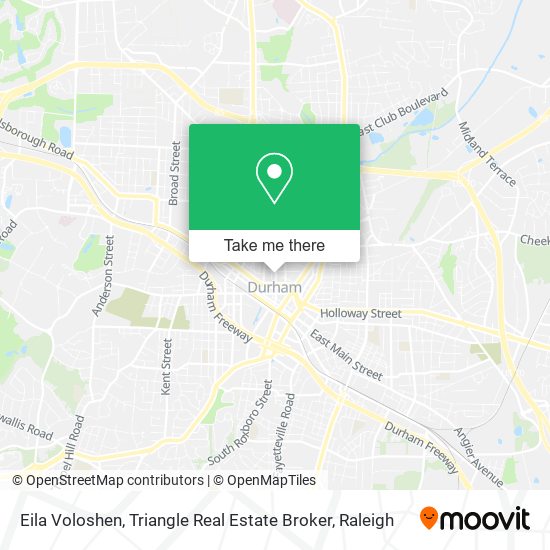 Mapa de Eila Voloshen, Triangle Real Estate Broker