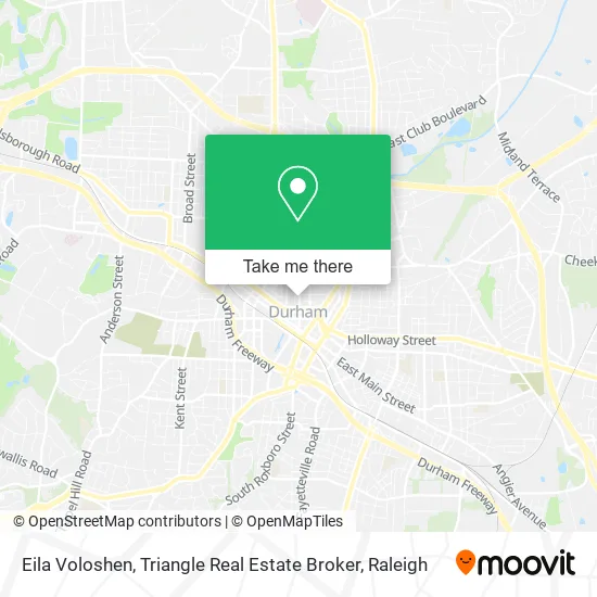 Eila Voloshen, Triangle Real Estate Broker map