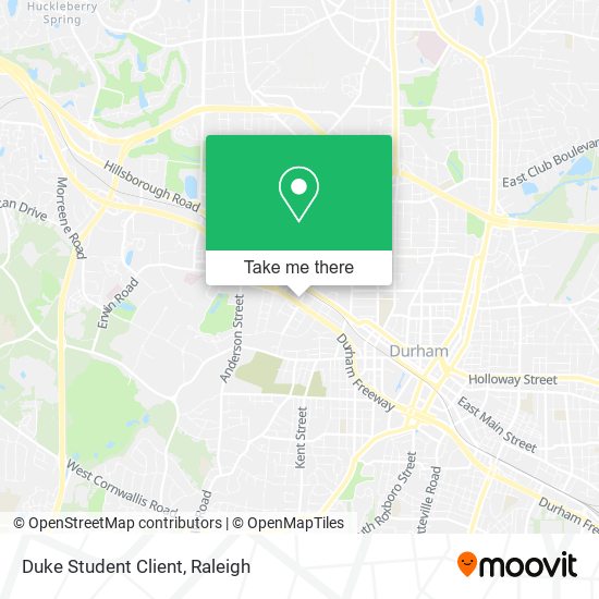 Duke Student Client map