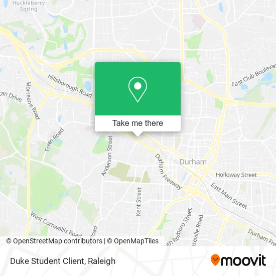 Mapa de Duke Student Client