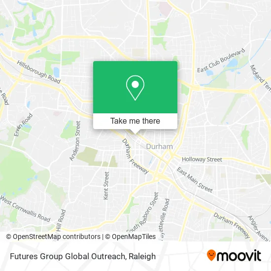 Futures Group Global Outreach map