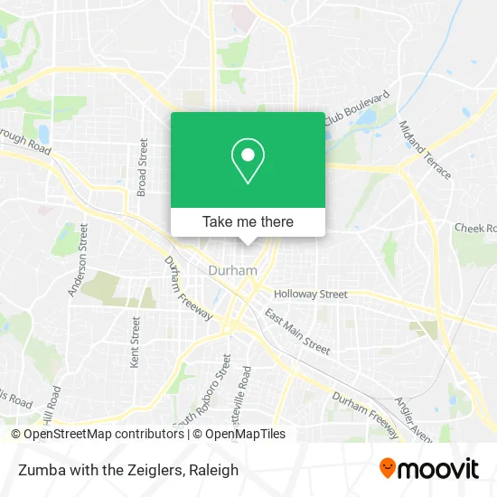 Zumba with the Zeiglers map