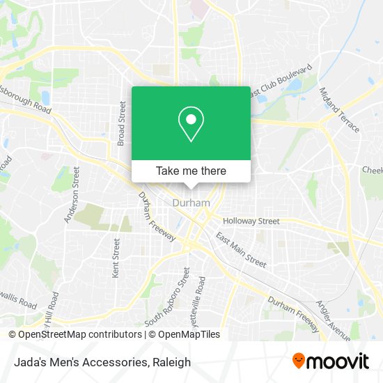 Jada's Men's Accessories map