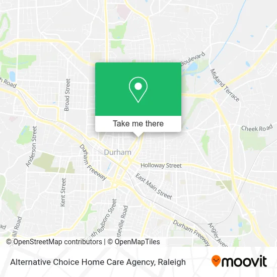 Alternative Choice Home Care Agency map