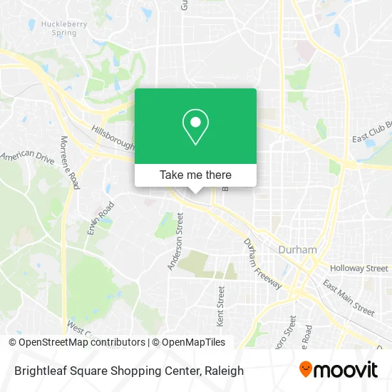 Brightleaf Square Shopping Center map