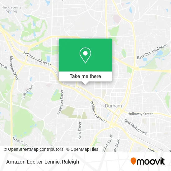 Amazon Locker-Lennie map
