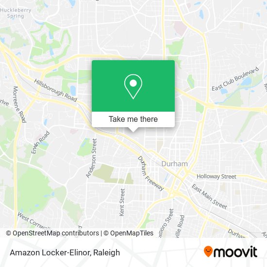 Amazon Locker-Elinor map