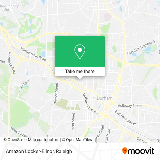 Amazon Locker-Elinor map