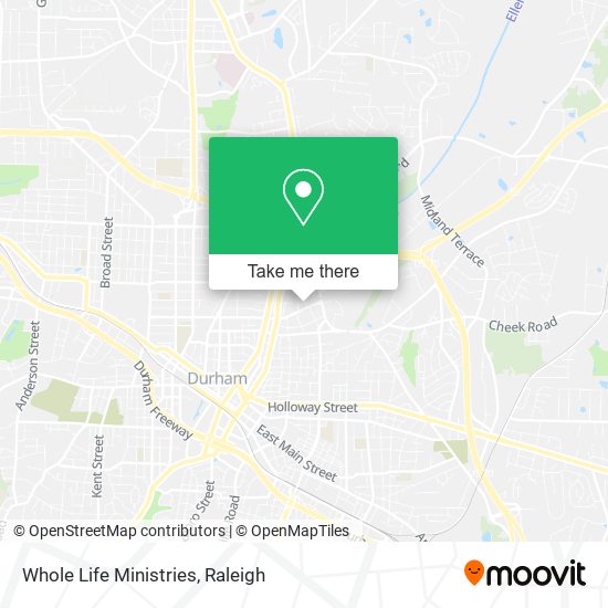 Whole Life Ministries map