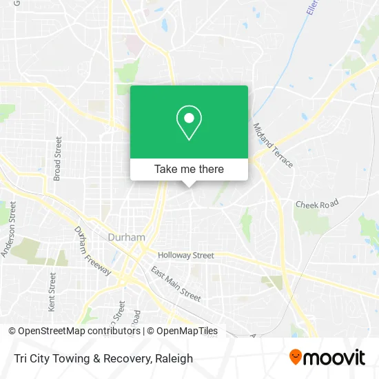 Tri City Towing & Recovery map