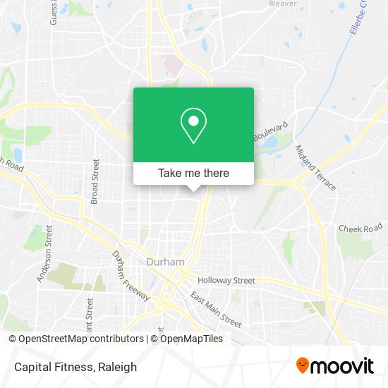 Capital Fitness map