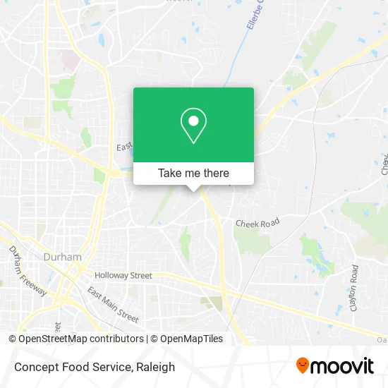 Concept Food Service map