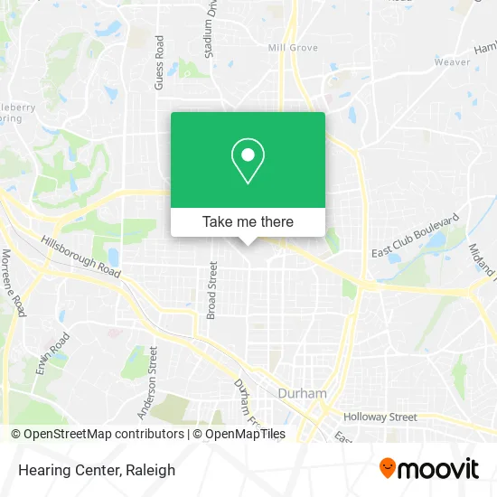 Hearing Center map