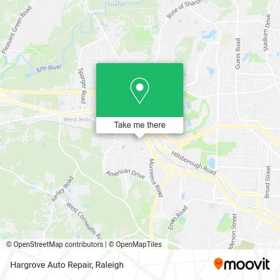 Hargrove Auto Repair map