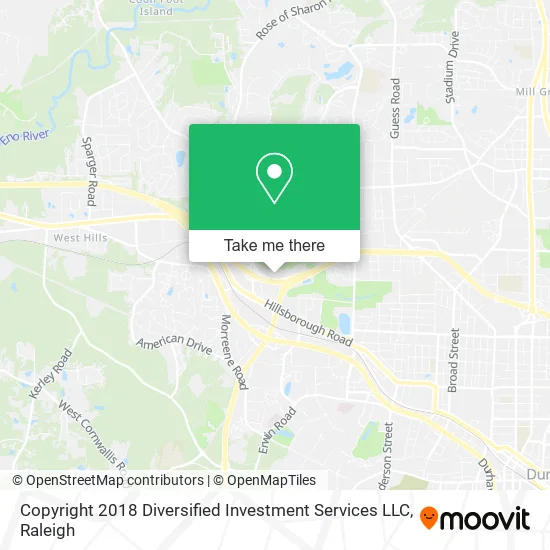 Copyright 2018 Diversified Investment Services LLC map