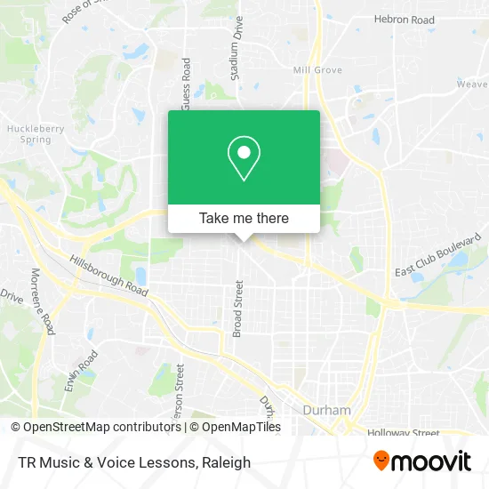 TR Music & Voice Lessons map