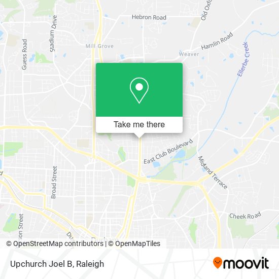 Mapa de Upchurch Joel B