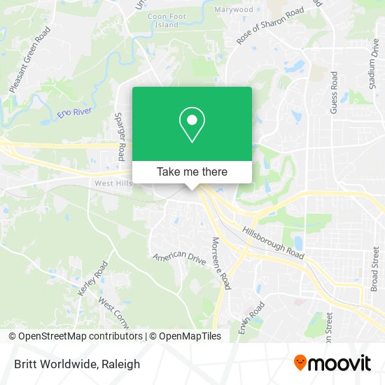 Mapa de Britt Worldwide