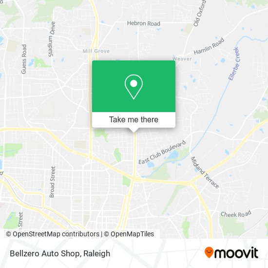 Bellzero Auto Shop map
