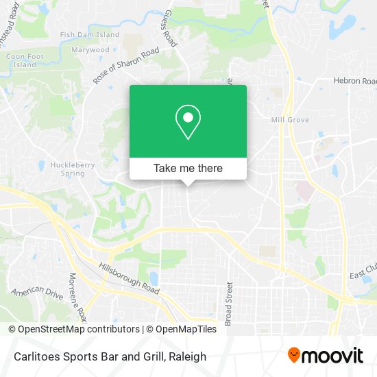Carlitoes Sports Bar and Grill map