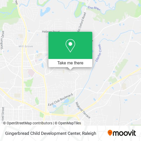 Gingerbread Child Development Center map