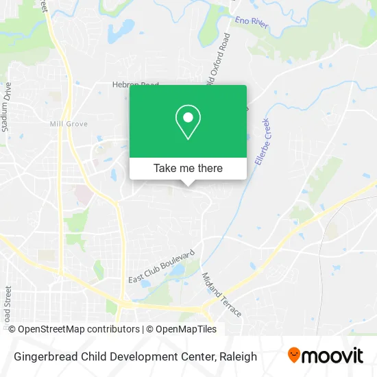 Mapa de Gingerbread Child Development Center