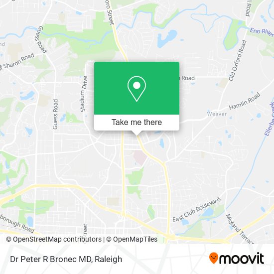 Dr Peter R Bronec MD map