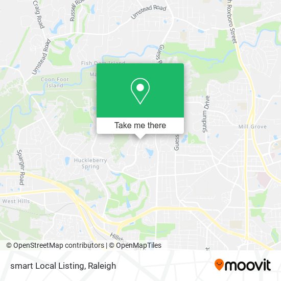 Mapa de smart Local Listing