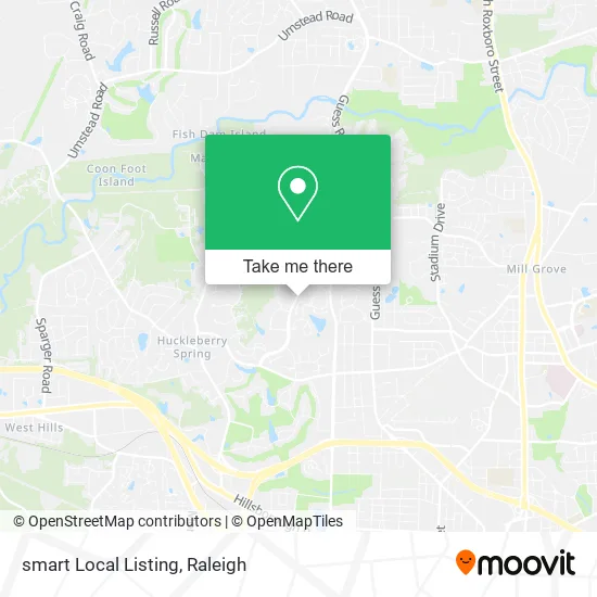smart Local Listing map