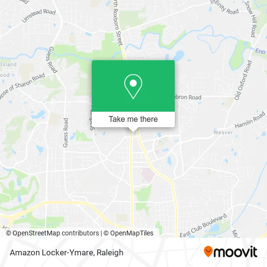Amazon Locker-Ymare map