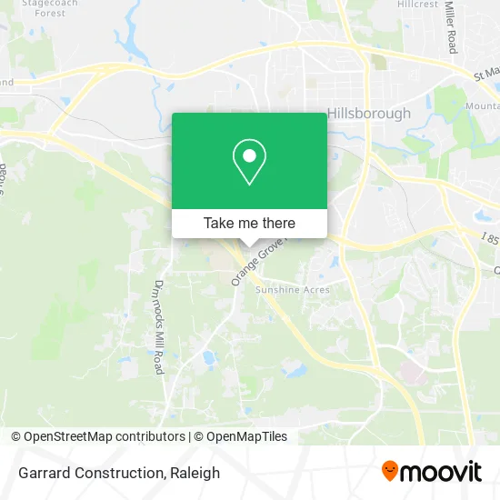 Garrard Construction map