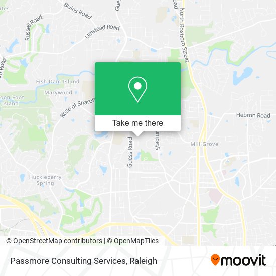 Passmore Consulting Services map