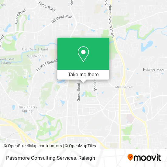 Passmore Consulting Services map
